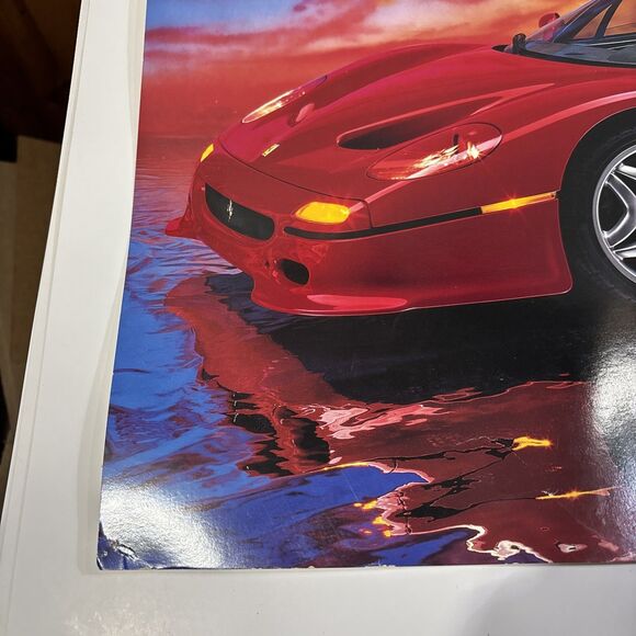 Vintage Ferrari F50 Poster No Frame 1996 Print By Ron Kimball 18”X24” - Picture 2 of 8